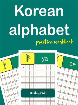cover image of Korean Alphabet Handwriting